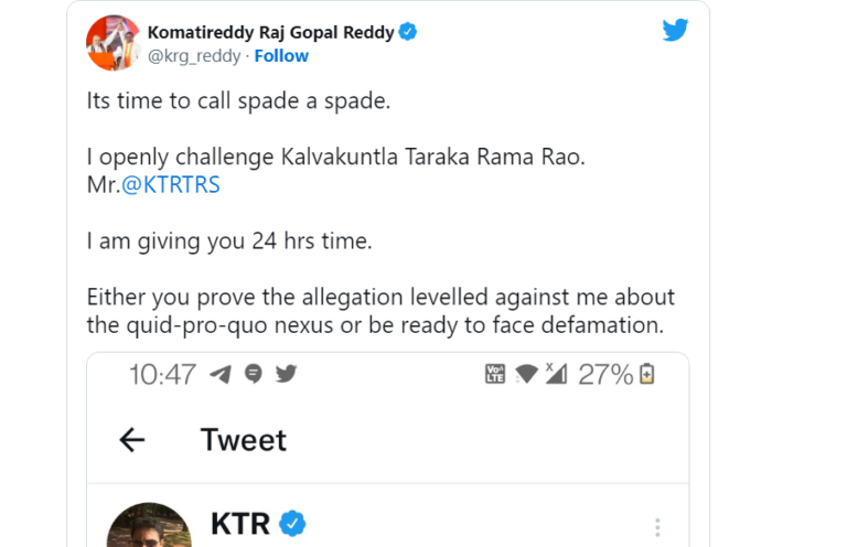 Defamation on KTR