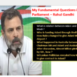 Rahul Gandhi on Adani and Modi in Parliament