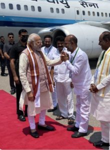 Modi in Hyderabad