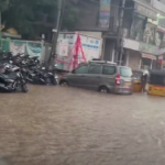 Hyderabad rains road traffic