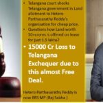 Hetero Parthasarathy reddy news