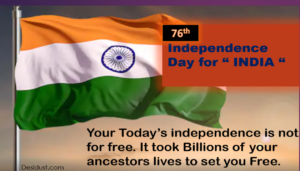 Independence day wishes and image