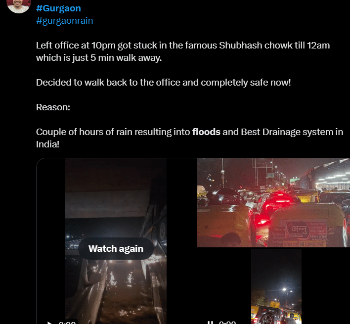Gurgoan floods