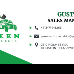 Green auto parts